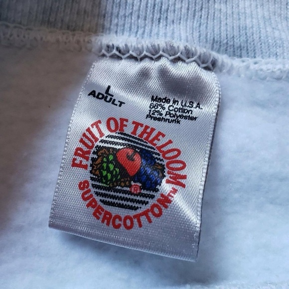 Vintage 1990s Men's Hallmark Channel Heather Gray Crewneck Sweatshirt L - Picture 5 of 5